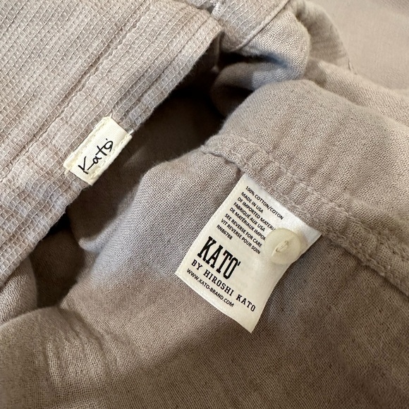 Shirt hiroshi kato double organic cotton gauze xl - Picture 5 of 5